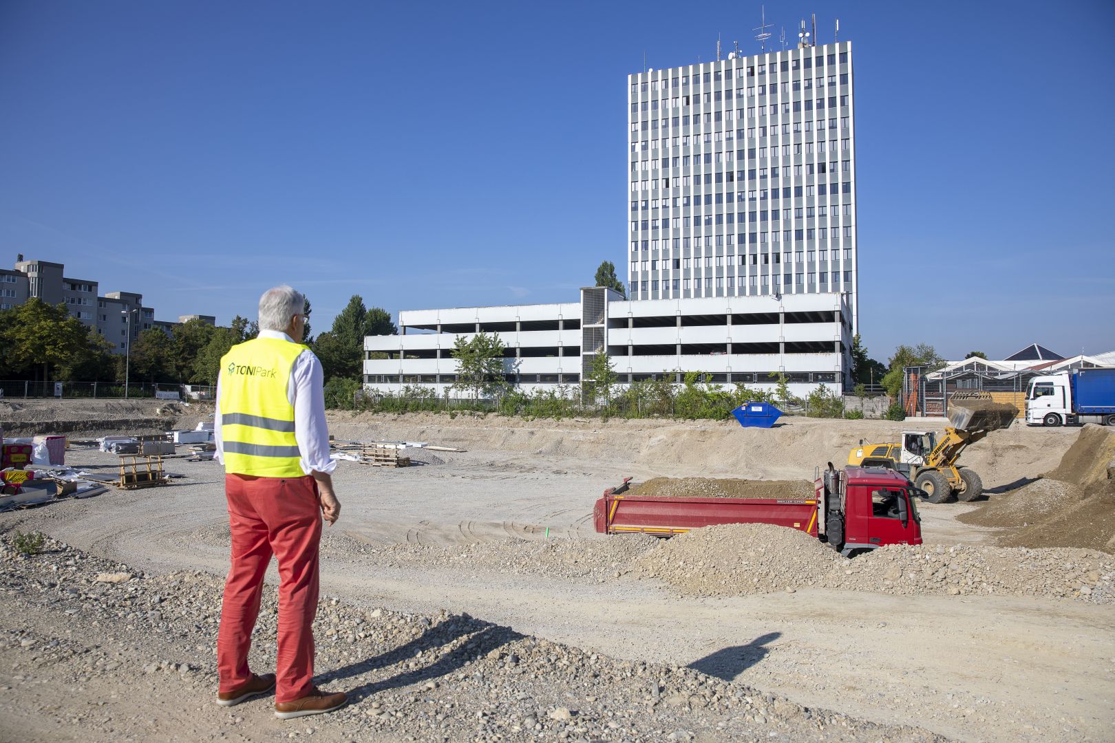 Die Bebauung weiterer Bauabschnitte ist im TONI Park in Planung (Stand 08/2020).