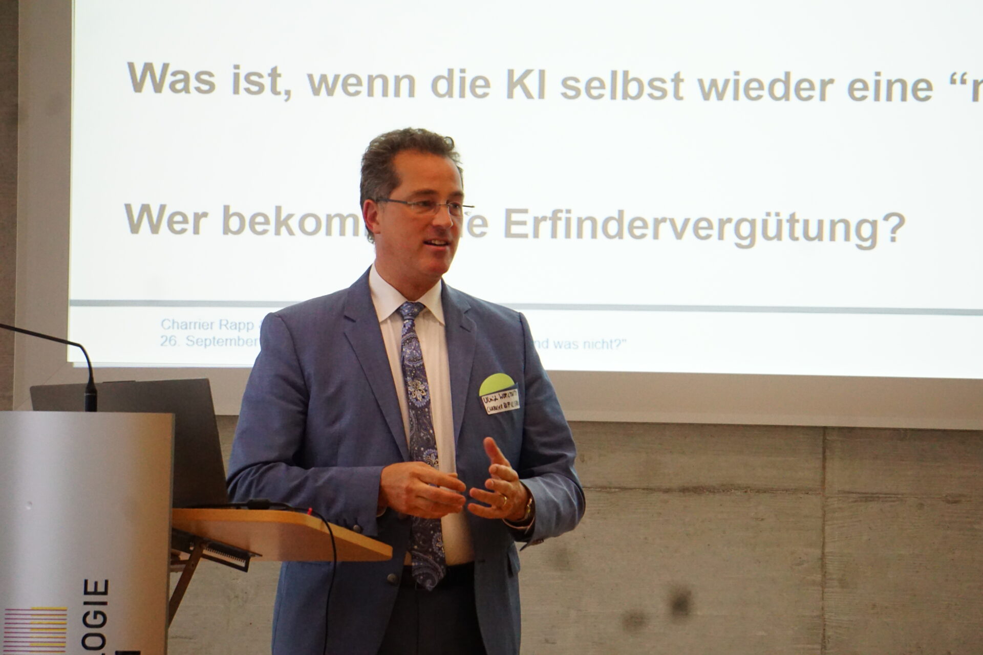 Dr. Ulrich Wohlfarth, Innovation Camp A³